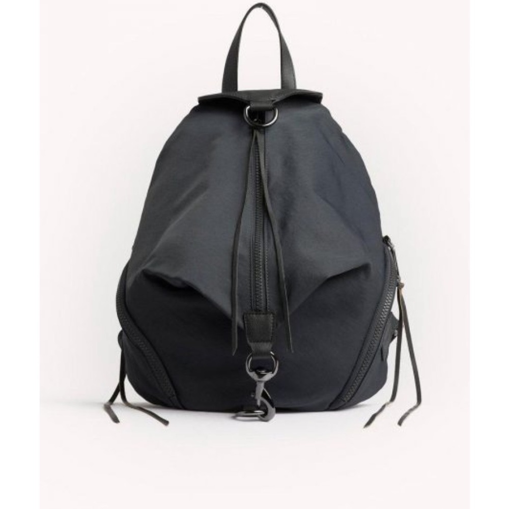 Rebecca Minkoff Julian Nylon Backpack Deep Slate | Womens Backpacks